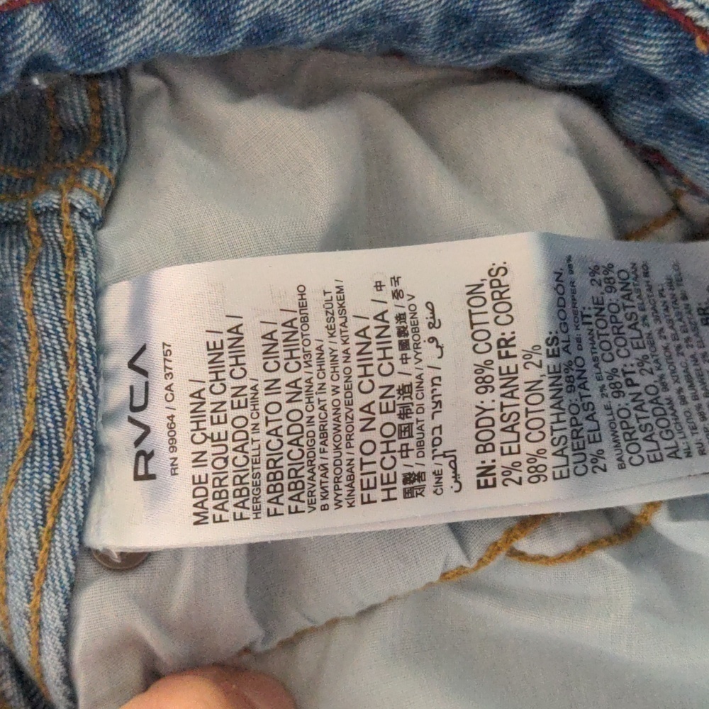 RVCA X Camille Rowe Livin Denim Jeans - Picture 6 of 6